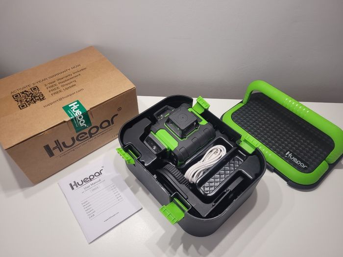 New Huepar 12 lines 3D green laser level