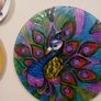 large decorative glass wall plate Image 2
