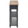 Console Table Black 120x30x76 cm MDF Image 5