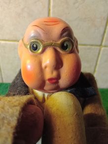 Vintage Paper Mache Toy Man