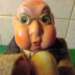 Vintage Paper Mache Toy Man