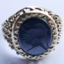 Vintage 9ct Yellow Gold  Hallmarked Gents Oval Shape  Black Onyx Ring size P - 3,6g Image 7
