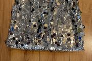 Ladies/Girls Sequin Mini Skirt with lining Size M Brand New
