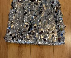 Ladies/Girls Sequin Mini Skirt with lining Size M Brand New