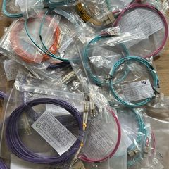Assortment fibre optic leads