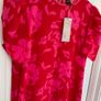 New Emery Rose red and pink floral summer dress size large Image 3