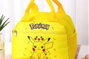 Pikachu Pokemon Insulated Work School Lunch Bag, Portable Lunch Box Storage Bag, Foldable Insulated Cooler Handbag,Perfect For Office School Picnic