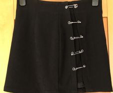 Ladies Black Mini Skirt by Cider