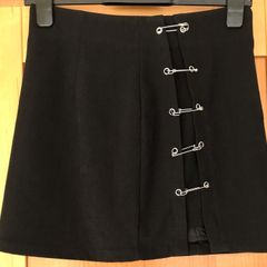 Ladies Black Mini Skirt by Cider