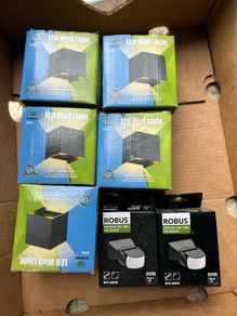 led wall lights outdoor exterior and PIR sensors