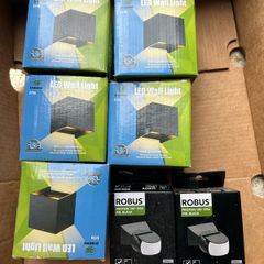 led wall lights outdoor exterior and PIR sensors