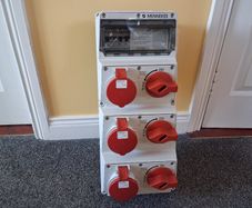 Postage - Mennekes - 948033 AMAXX IP44 Triple Wall Socket - 55A