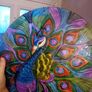 large decorative glass wall plate Image 3