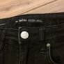 Bershka black high waisted denim jeans size uk6 Image 5