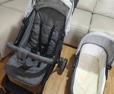 Hauck Shopper stroller and bassinet