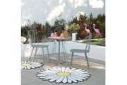 Cosco Table and Chair set 1 Table and 2 Chairs Metal Grey - 87815GRY1EUK
