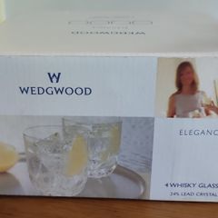4 Wedgwood Whiskey Glasses