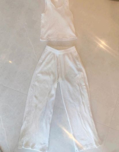 Girls Cord trousers and Crop Top