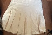 Beige pleated skirt size XL