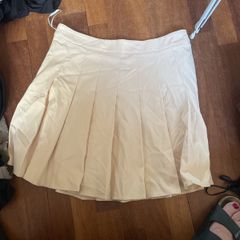 Beige pleated skirt size XL