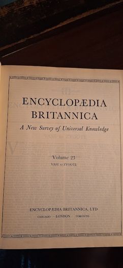 1955 Encyclopaedia Britannica Complete 24 Volumes Vintage Library Set