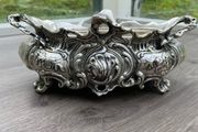 Vintage Ornate Silver Plated Style Jardiniere Centrepiece with Removable Liner