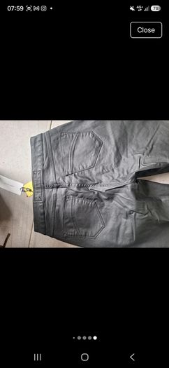 Karen Millen New Coated Black Trousers
