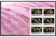 2007 Ireland RTE Performing Groups Booklet Pane featuring Haydn Quarter D-Dur Commemorative Stamp Mint Never Hinged (MNH). Hibernian HP178.