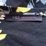 Marks and Spencer womens blue yellow white floral top / blouse size 16 includes postage Image 4