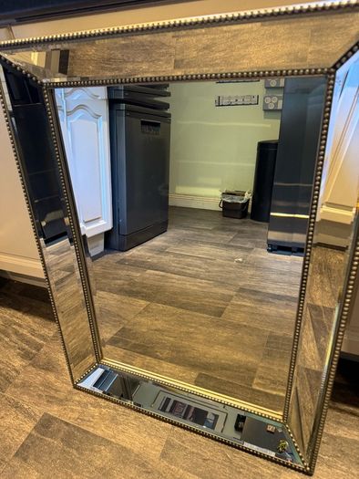 Large Paul Costelloe Living Beaded Wall Mirrors (Pair)