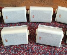 5 LEFT  NuVo 40 watt wall mounted speakers, sold separately (26072)