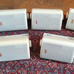 5 LEFT  NuVo 40 watt wall mounted speakers, sold separately (26072)
