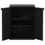 Garden Storage Cabinet Black Image 4