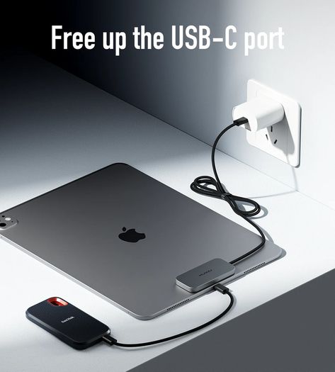 KUXIU M30 Magnetic Smart Connector Charger for iPad Pro 11 - Boxed