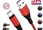 1/2/3 Meter USB-C Charging Lead For Samsung S9 S10+ S20+ Type C Charging Fast Charger Phone Cable Samsung