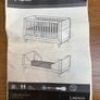 Mamas and papas Lawson cot and bed Image 6