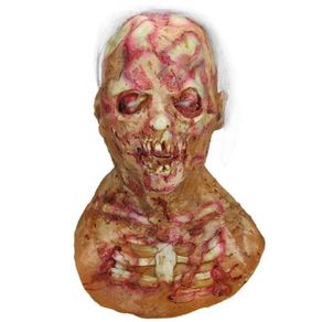Halloween Adult The Dreaded Zombie Horror Scary Monster Mummy Mask Prop Walking