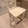 Two wooden bar stools for sale Image 2