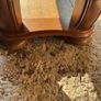 Solid maghoney 2 tier coffee table. Heavy piece Image 4