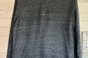 Mens Half Zip Grey Hoodie
