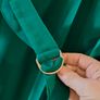 NEW H&M Women's Green faux-wrap knee-length dress Size 14/ 42 Image 3