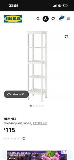 IKEA Hemnes shelving unit