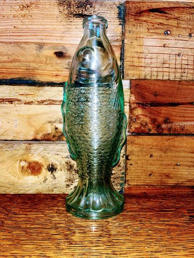 vintage fish shape bottle