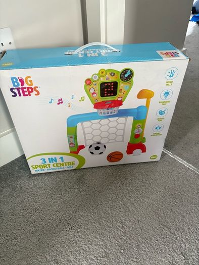 3in 1 sports centre unopened gift