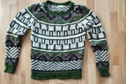 Jake's wool alpaca sweater jumper knitwear green size small S