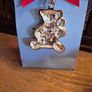 2019 Newbridge Silverware Christmas Bear Ornament, Silver Plated, Mint Condition, Original Packaging Image 9