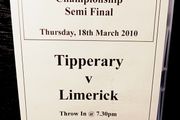 2010. Tipperary V Limerick Football Munster U-21. Championship Semi Final. DVD.