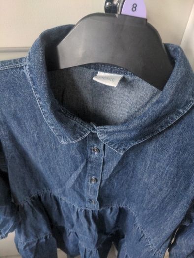 NEXT denim effect girls dress