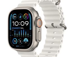 Apple Watch Ultra 2 titanium case silver ocean band (BRAND NEW)