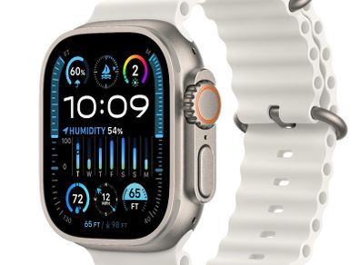Apple Watch Ultra 2 titanium case silver ocean band (BRAND NEW)